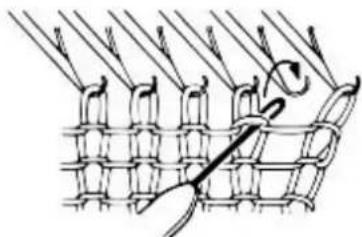 Empisal Knitmaster 305 - INCREASING ONE STITCH FULLY FASHIONED - 4