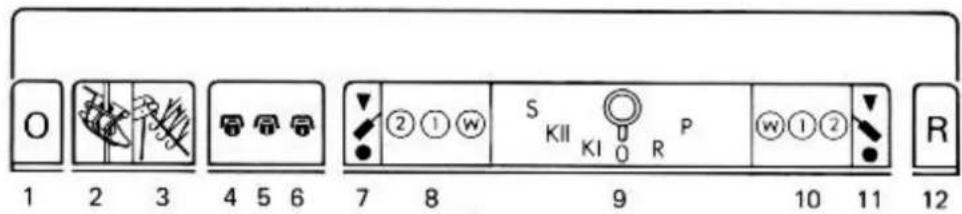 Empisal Knitmaster 305 - READING THE PATTERN CARDS - 2