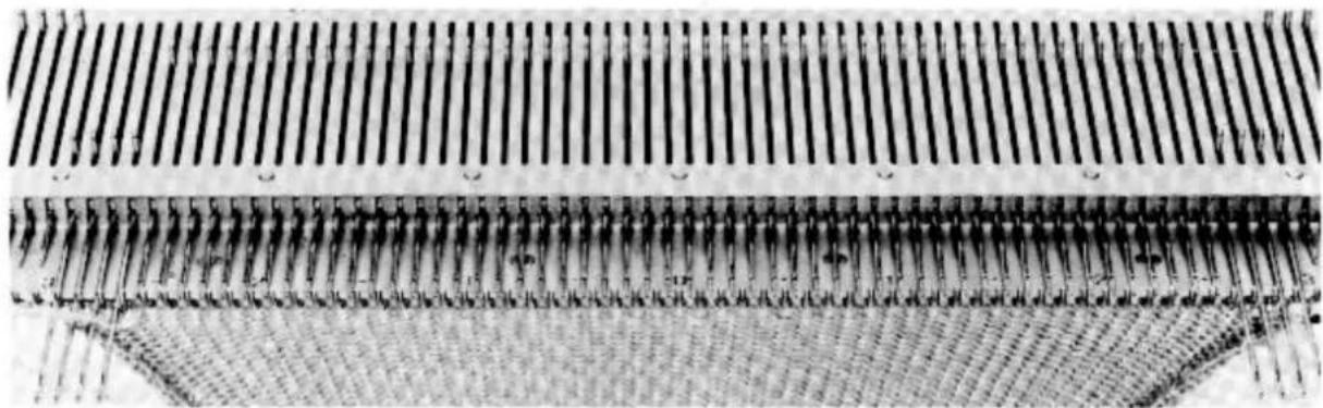 Empisal Knitmaster 305 - PARTIAL KNITTING - DARTS - 2