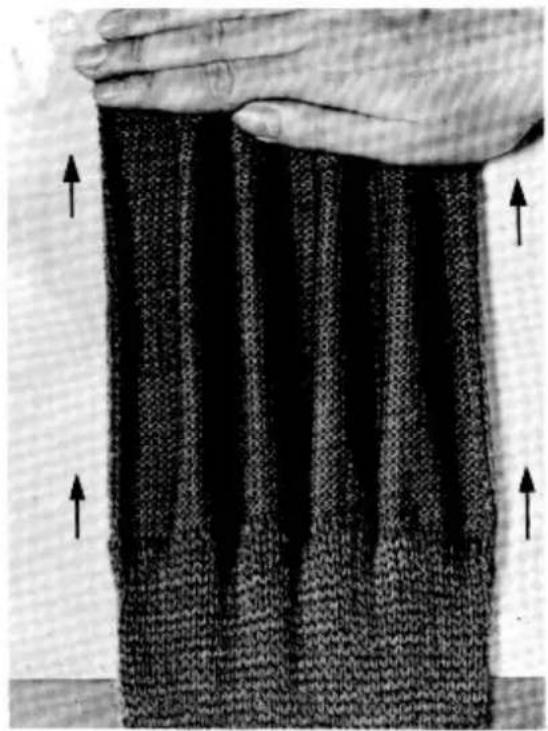 Empisal Knitmaster 305 - STEAMING THE DOUBLE WELT - 1