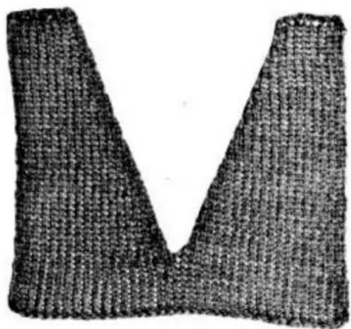 Empisal Knitmaster 305 - SHAPING A 'V' NECK - 3