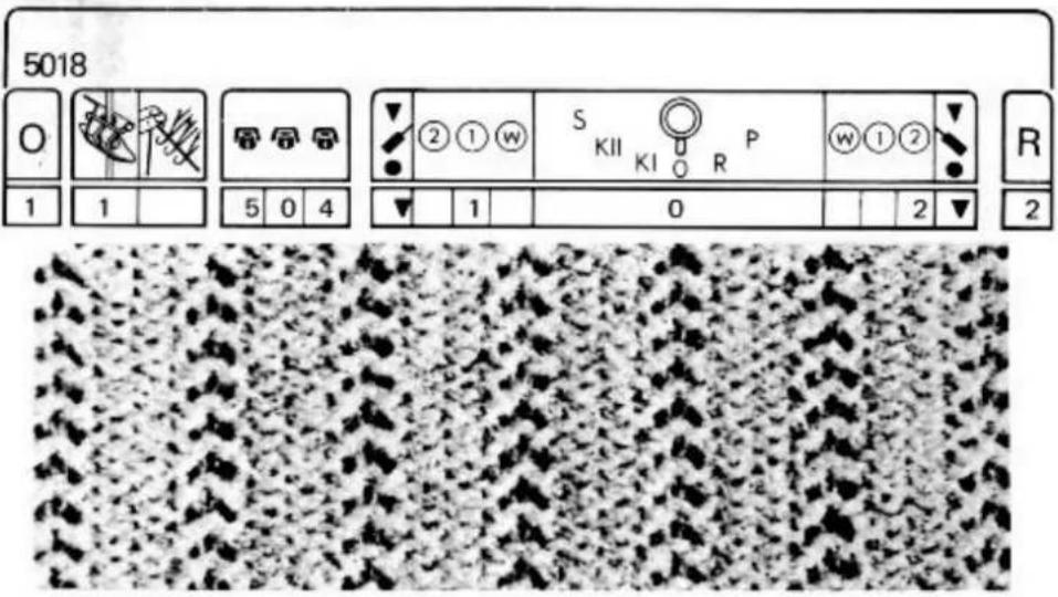Empisal Knitmaster 305 - KNITTING YOUR FIRST STITCH PATTERNS - 1