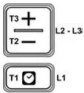 T3 + T2 - L2 - L3 T1 ✓ L1