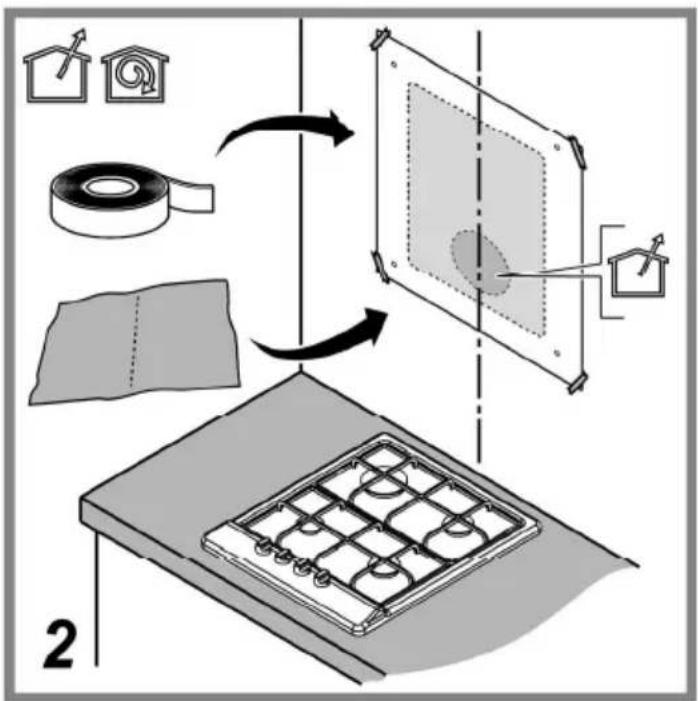 graph TD A["House renovation"] --> B["Tape tape"] B --> C["Assembly step"] C --> D["Product with grid pattern"] D --> E["End"]
