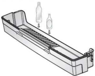 ELECTROLUX EN5284KOW - Şişe tutucunun kullanımı - 1