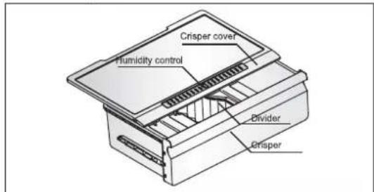 ELECTROLUX EN5284KOW - Crisper and Humidity control - 1