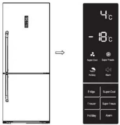 ELECTROLUX EN5284KOW - DISPLAY CONTROLS - 1