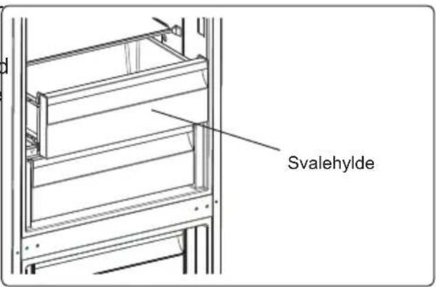 ELECTROLUX LNT5MF32U0 - Udtagning af svalehylden - 1