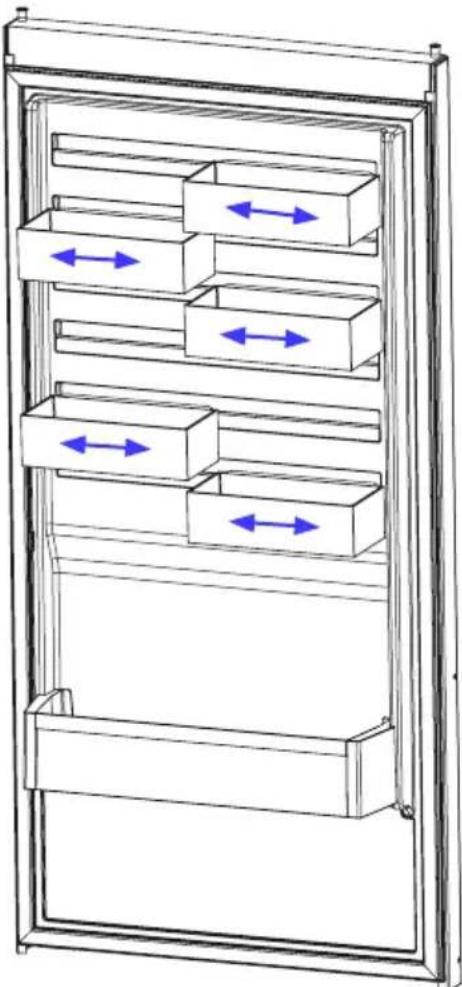ELECTROLUX LNC7ME34X1 - Anbefalede indstillinger af fryse- og kølerummenes temperaturer - 1