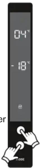 ELECTROLUX LNC7ME32X2 - Sådan slås børnesikringen fra - 2