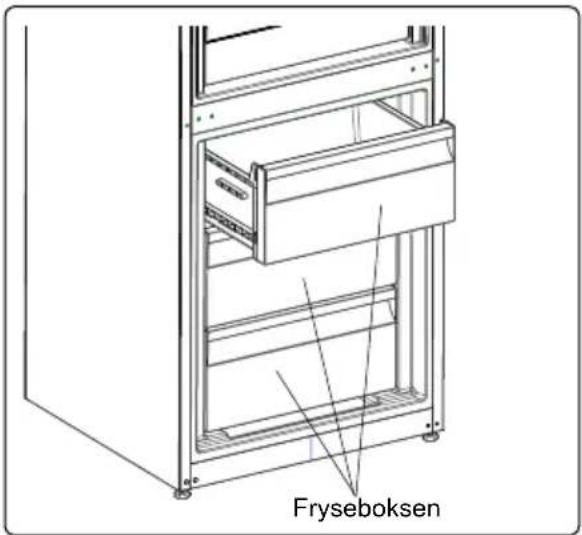 ELECTROLUX LNT7ME32M1 - Sådan tages fryseboksen ud; - 3