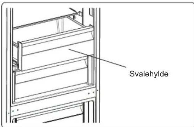 ELECTROLUX LNT5MF36W0 - Udtagning af svalehylden - 1