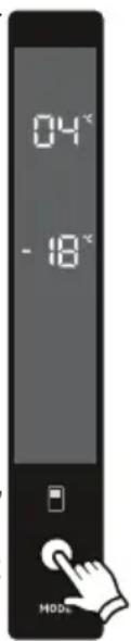 ELECTROLUX LNC7ME34X2 - Fryserens temperaturindstillinger - 1