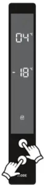 ELECTROLUX LNC7ME34W2 - Sådan slås børnesikringen fra - 2