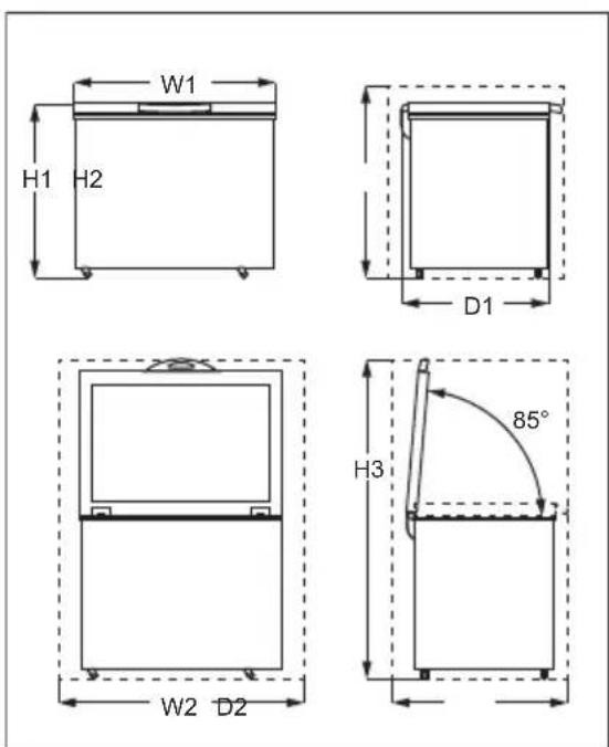 ELECTROLUX LCB3LE20W0 - Mål - 1