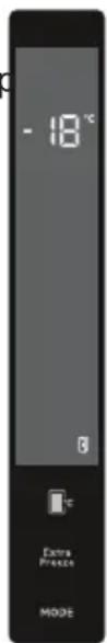 ELECTROLUX LUT7NE28W2 - Indstilling af fryserens temperatur - 2