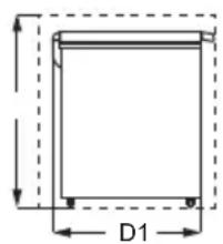 ELECTROLUX LCB3LF26W0 - Mått - 2
