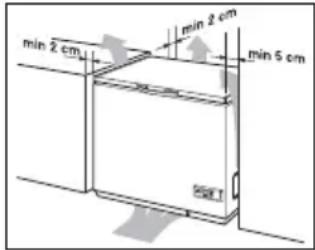 min 2 cm 1 min 2 cm min 5 cm 500 T