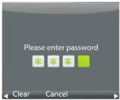 Please enter password Clear Cancel