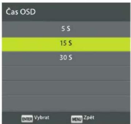 ECG 24 H04T2S2 - Čas zobrazení OSD - 1