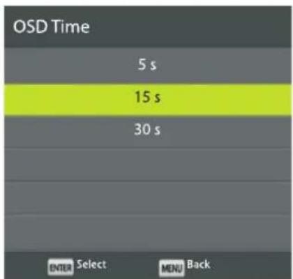 ECG 24 H04T2S2 - OSD display time - 1