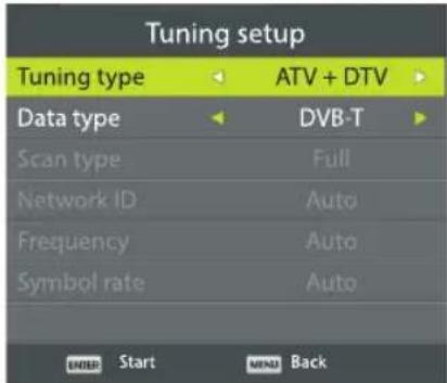 ECG 24 H04T2S2 - Select the method of automatic tuning - 1