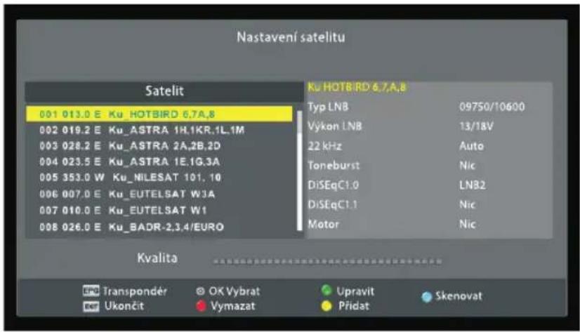 ECG 24 H04T2S2 - Nastavení satelitu - 1