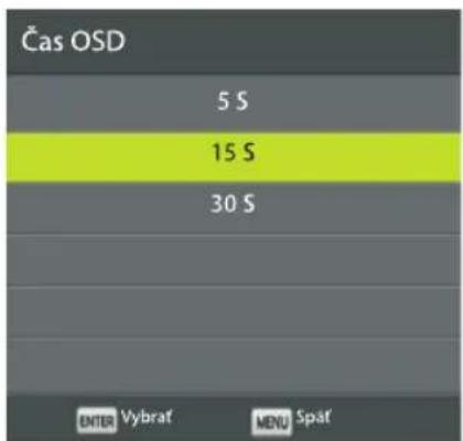 ECG 24 H04T2S2 - Čas zobrazenia OSD - 1