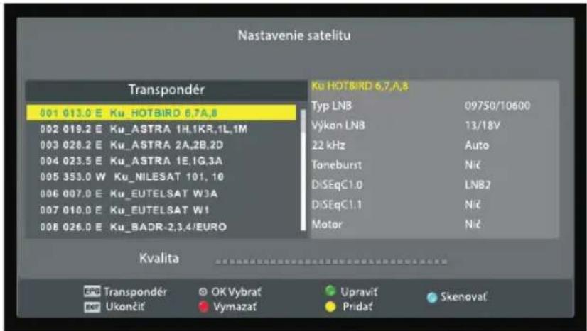ECG 24 H04T2S2 - Nastavenie satelitu - 2