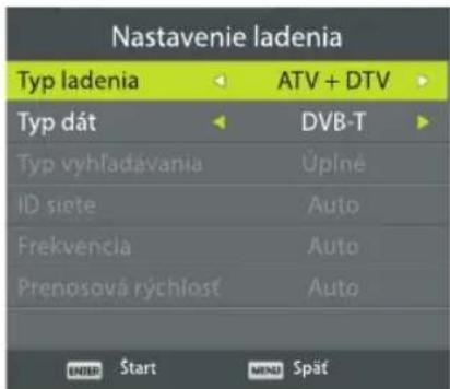 ECG 24 H04T2S2 - Výber spôsobu automatického ladenia - 1