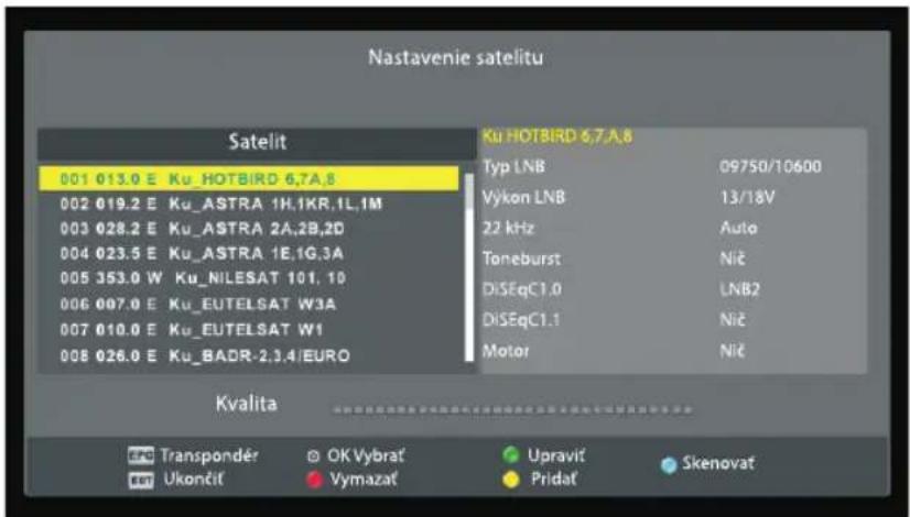 ECG 24 H04T2S2 - Nastavenie satelitu - 1