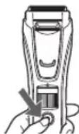 PANASONIC ER-GB61 - Using the trimmer - 1
