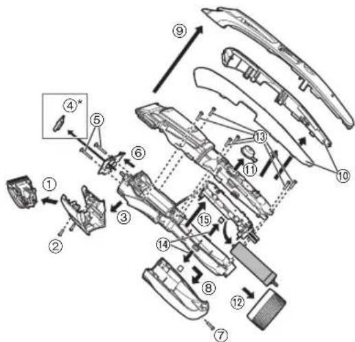 PANASONIC ER-GB61 - Îndepărtarea accumulatorului reîncărcabil încorporat - 1