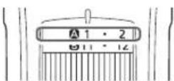 PANASONIC ER-GB61 - Ruotare il quadrante e regolare il segno di indicazione altezza di taglio all'altezza desiderata. - 2