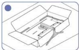 SAMSUNG LC34H890WGUXEN - Montering af soklen - 4
