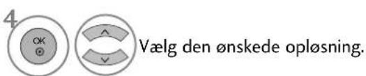 LG 42LH2010 - Valg af opløsning - 7