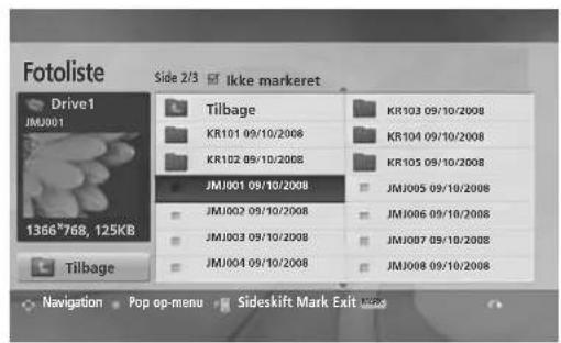 LG 42LH2010 - Sådan vises fotos - 1