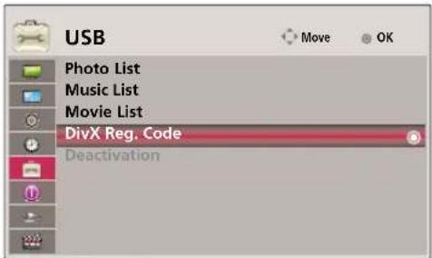 LG HS200G - Find DivX-registreringskoden - 1