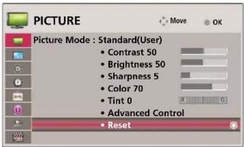 LG HS200G - Nulstilling af billede - 1