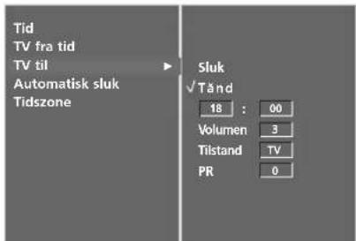 LG 42LY99 - AUTOMATISK TÆND/SLUK-TIMER - 3