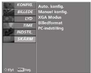 LG 42LY99 - Valg af XGA-bredformat - 2