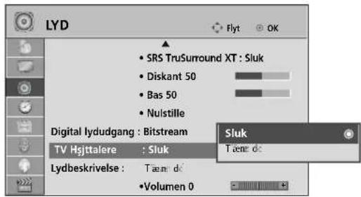 LG 322100 - TV-H∅JTTALERE TIL/FRA - 2