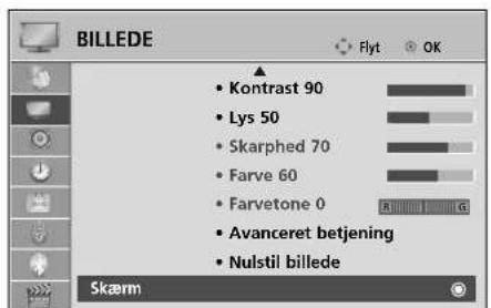 LG 322100 - Justering af skærmbilledets placering, størrelse og fase - 1