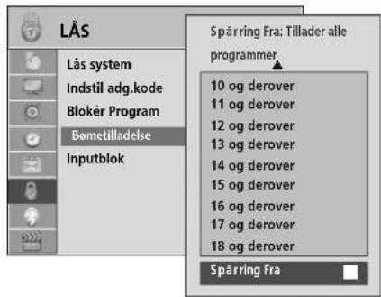 LG 322100 - FORÆLDREKONTROL (KUN I DIGITAL TILSTAND) - 3