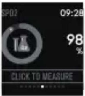 SP02 09:28 98 % CLICK TO MEASURE