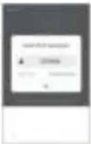 Scanned document with placeholder text and a small icon, likely a form or interface element