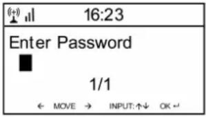 Enter Password 1/1 ← MOVE → INPUT:↑↓ OK