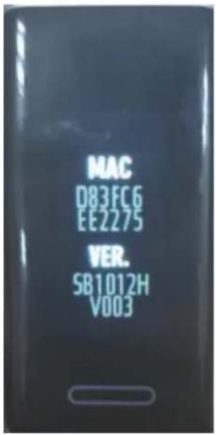 MAC D83FC6 EE2275 VER. SB1012H V003