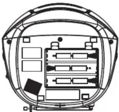 DENVER TCP-40 - Wkładanie baterii (opcjonalne) - 1