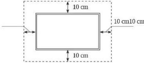 SAMSUNG LH55BETHLGUXEN - TV'nizi yeterince havalandırma - 2